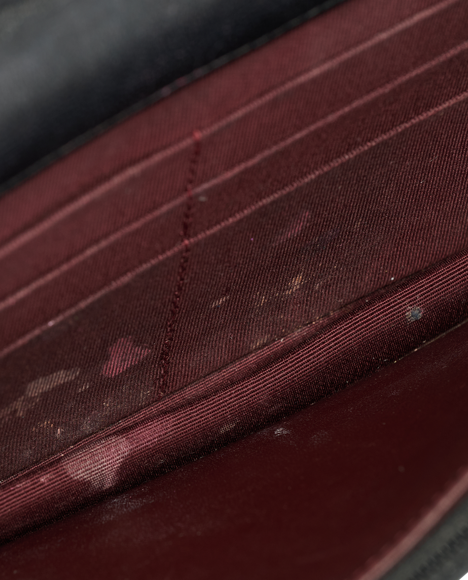 Classic Wallet On Chain, &pound;1,500, Handbags, Black, Lambskin Leather, Other view